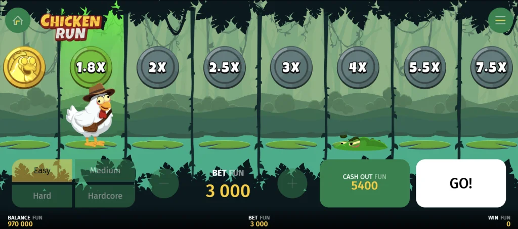 Chicken Run gambling game